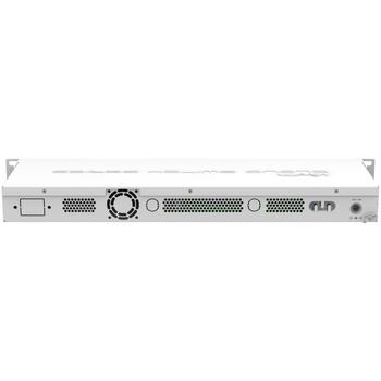 Mikrotik CSS326-24G-2S+RM управляемый коммутатор, 24 RJ-45 Gigabit порта, 2 SFP+ порта, 4000 VLAN, DC/PoE, 19 W (CSS326-24G-2S+RM)