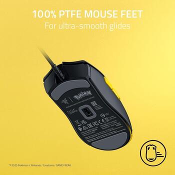 Razer Cobra RZ01-04650400-R3M1 spēļu pele, 8500 dpi, 6 pogas, optiskie slēdži Gen-3, Razer Chroma RGB, Pokémon Edition (RZ01-04650400-R3M1)