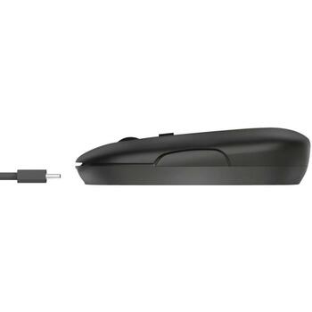 Trust USB datorpele 24059, 1600 DPI, 4 pogas, bezvadu, uzlādējams, kluss klikšķis, USB mikro uztvērējs (24059)