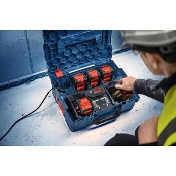 Bosch Expert Exal 18V зарядное устройство 1600A03T91, 18V, 2x16A, 39мин, Active Air Cooling 3.0, FlexTemp Charging, L-BOXX (1600A03T91)