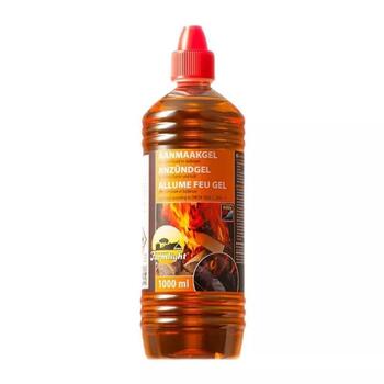 Farmlight Bio aizdedzināšanas gēls 07345022, 1000ml, oranžs, bioloģiski noārdās, bez dūmiem, bez smaržas, PET pudele (07345022)