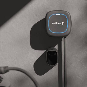 Стационарное настенное зарядное устройство Wallbox Pulsar Max, 22 кВт, с Wi-Fi и Bluetooth, кабель 5 м, чёрный (PLP4-0-2-4-9-002)