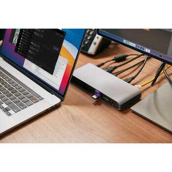 Kingston DataTraveler microDuo 3C DTDUO3CG3/64GB, 64 ГБ, 200 МБ/с, USB Type-A/Type-C, фиолетовый (DTDUO3CG3/64GB)