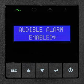 Eaton UPS 9E1000IR 1 кВА, 900 Вт, 4 C13/C14, 7 Ач, 12 В, ЖК-дисплей, 2U, 90% эффективность, 41 дБ, 1 RS-232 (9E1000IR)