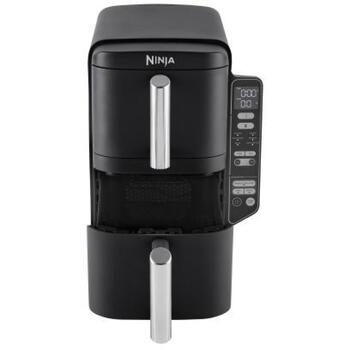 Ninja aerogrils SL300EU, 2470 W, 7.6 l, 40-240 °C, 6 režīmi, 2 atvilktnes, taimeris, negatīvs pārklājums (SL300EU)
