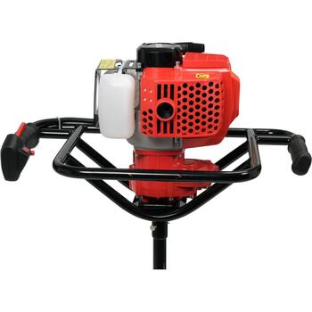 Yato Benzīna zemes urbis YT-84660, 1.4 kW, 51.2 cm³, 200 mm, 320 min⁻¹, 7000 min⁻¹, 0.85 l, 40:1, 0.6 l/h, gaisa dzesēšana (YT-84660)