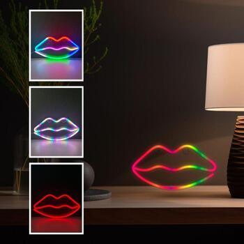 Manta Неоновые огни SNL61RGB, 5W, 5V, 2м кабель питания, 16 цветов, дистанционное управление, петли для подвешивания (SNL61RGB)