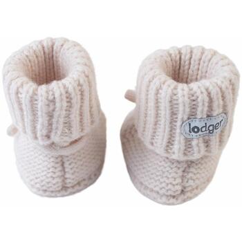 Lodger Slipper Merino vilnas čībiņas SLM 599_6-12, 6-12M, 100% merino vilna, unisex, rudens/ziema, bērza krāsa (SLM 599_6-12)