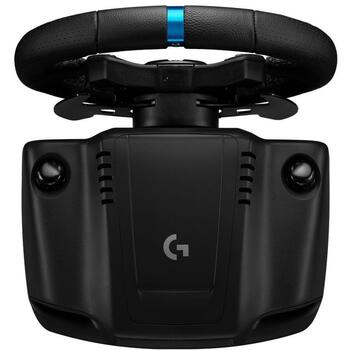 Logitech Руль G923/941-000149, угол поворота 900°, USB 2.0, педали 3100 г, 150 МБ свободного места, черный (941-000149)