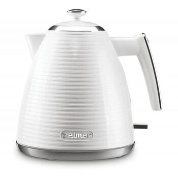 Zelmer ZCK7650 Электрический чайник 71505556P, 2200Вт, 1.7л, STRIX, плоский нагреватель, автоотключение (71505556P)
