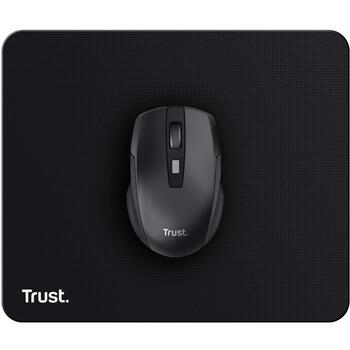 Trust коврик для мыши 24193, 250x210мм, 3мм, черный, монохромный, игровой коврик для мыши (24193)