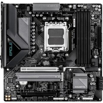 Gigabyte Mātesplate B850M EAGLE WF7, ligzda AM5, DDR5 8200MHz, 256GB, Micro-ATX, Wi-Fi 7, 2.5GbE, Bluetooth 5.4, HDMI 2.1 (B850M EAGLE WF7)