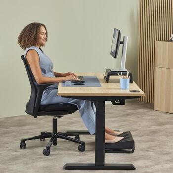 Fellowes Klaviatūras plaukstas balsts Breyta 100142577, 60 mm, 470 mm, 17.5 mm, Silikons, Antibakteriāls, Jūras (100142577)