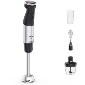 Tefal Ручной блендер Quickchef+ HB673830, 1000 W, 20 скоростей, Турбо режим, Тихий режим, 500ml измельчитель, 0.8L мерный стакан (HB673830)