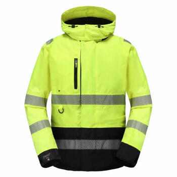 Pesso Hi-vis зимняя куртка Montreal SMONTREALHVG3L, 3XL, 8000mm, 100% полиэстер, светоотражатели, ветро/водонепроницаемая (SMONTREALHVG3L)