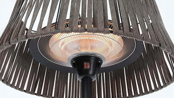 Infrasarkanais sildītājs 2100 W ar statīvu IP44 terasēm un lapenēm ARTIX M-SO BROWN Sunred (ARTIX M-SO BROWN)