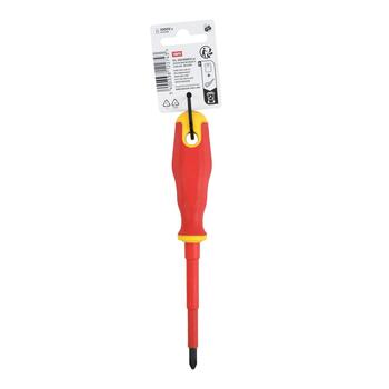 Kreator отвертка PH2 KRTH20703, 100мм, VDE, магнитный наконечник, нескользящая рукоятка, петля (KRTH20703)