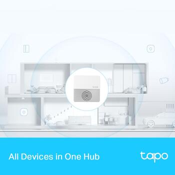 Умный хаб Tapo, TP-Link, Tapo H200, 2.4GHz Wi-Fi & Sub-1G, 100-240V, 9V, 0.85A, CE, FCC, RoHS, RCM (TAPOH200)