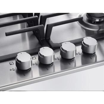 Electrolux gāzes plīts virsma EGG3322NVX, 4000W, 220-240V, 290x510mm, iebūvējamā, čuguna režģi, gāzes kontrole (EGG3322NVX)