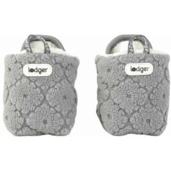 Lodger Slipper Folklore Fleece тапочки SL 629_12-18, 12-18м, 100% полиэстер, серый, Velcro, нескользящая подошва (SL 629_12-18)