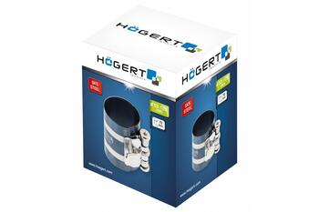 Hogert HT8G423 virzuļa gredzenu kompresors, 50-125mm, 75mm, tērauds SK5, tārpu rokrats (HT8G423)