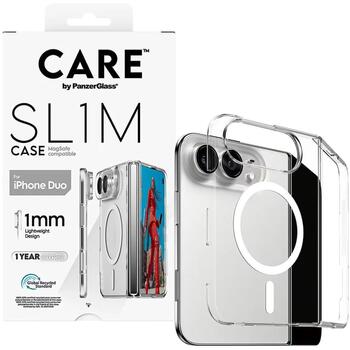 PanzerGlass Care | Back cover | iPhone Duo | Apple | Recycled plastic | Transparent (CR12569)