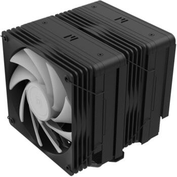 Zalman процессорный кулер CNPS15X BP ARGB BLACK, 285W, 6 тепловых трубок, вентилятор 120x120x25мм, 600-2000 об/мин, PWM (CNPS15X BP ARGB BLACK)