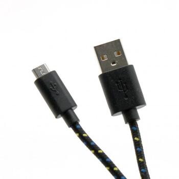 Sbox USB кабель USB-1031B, 1м, USB A M, microUSB M, 480 Mbit/s, оплетка, черный (USB-1031B)
