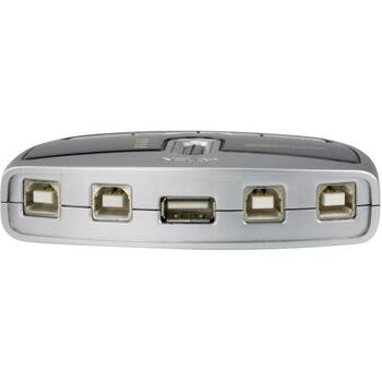 Aten 4-Port USB 2.0 периферийный коммутатор US421A-AT, 4 x USB 2.0, USB питание, 0-40°C (US421A-AT)