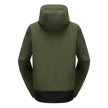 Softshell jaka ar kapuci, 2XL, Pesso, zaļa (ACROPOLISOG2XL)