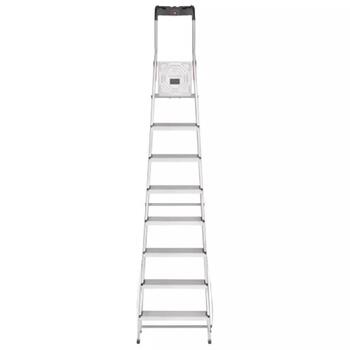 HAILO L60 StandardLine 038160807, 8 pakāpieni, 150 kg, 372 cm, alumīnijs, pretslīdes, salokāmas (038160807)