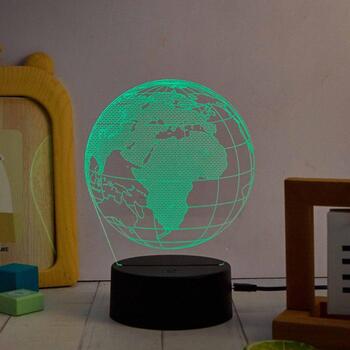 Manta Декоративная лампа SNL118RGB, 5W, 5V, 3xAA, 2m, многоцветная, 3D эффект, пульт дистанционного управления, 3 дизайна (SNL118RGB)