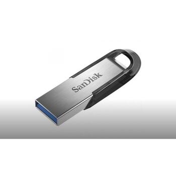 Sandisk USB zibatmiņa Ultra Flair SDCZ73-256G-G46, 256GB, USB Type-A 3.2 Gen 1, 150MB/s, metāla korpuss, bez vāciņa, melna (SDCZ73-256G-G46)