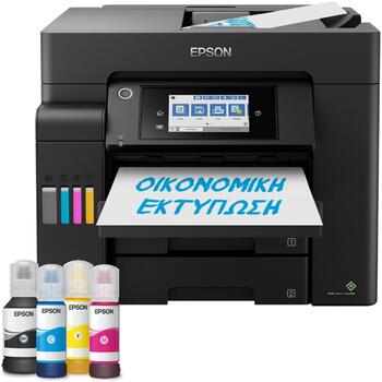 Epson Многофункциональный принтер EcoTank L6550 C11CJ30402, 25 стр/мин, 1200 x 2400 dpi, Wi-Fi, A4, 4-ink (C11CJ30402)