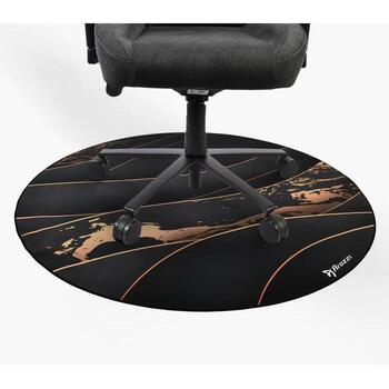 Arozzi Zona Round Floor Pad AZ-ZONA-PAD-BKGD, 121см, 3мм, микрофибра, нескользящий, для офиса (AZ-ZONA-PAD-BKGD)