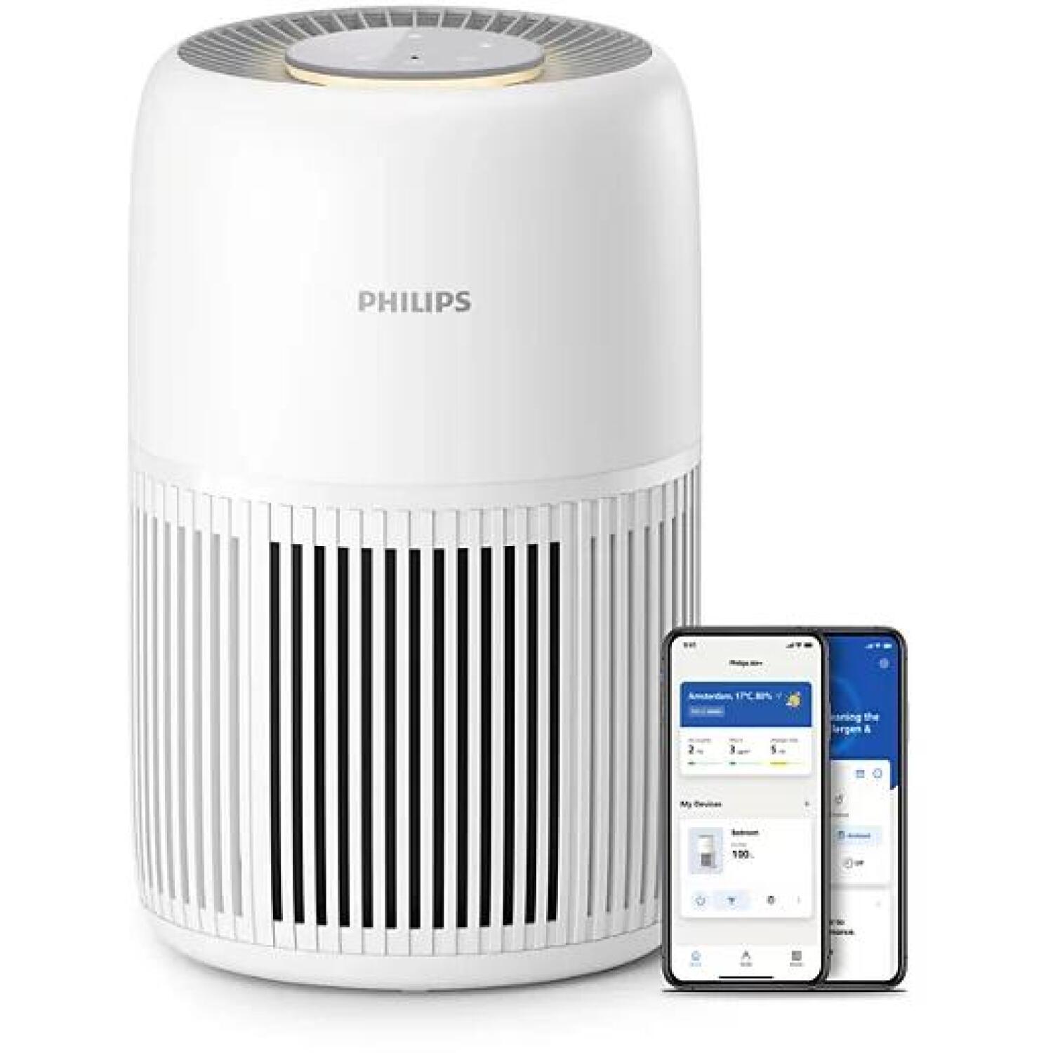 Philips очиститель воздуха AC0720/10, 180 м³/ч, 75 м², 14 Вт, 11 дБ, HEPA, активированный уголь, предфильтр, Air+ (AC0720/10)