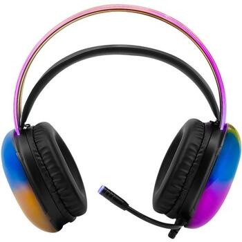 Tracer Наушники TRASLU47627, 240г, 20-20000Гц, 50мм, 32Ω, 3.5мм, USB, RGB подсветка, фиксированный микрофон (TRASLU47627)
