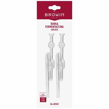Browin Stikla fermentācijas gaisa slēdzene 405582, 2 gab., 8,5mm, stikls (405582)