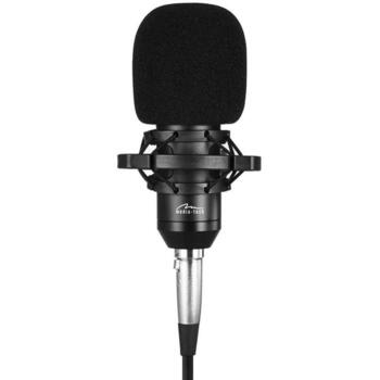 Media-Tech студийный и стриминговый микрофон MT397S, 179г, 2.4м, 150Ω, 14-20000Гц, регулируемая подставка, поп-фильтр (MT397S)