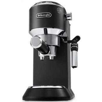 Delonghi Полуавтоматическая кофемашина EC685.BK, 15 бар, 1300 Вт, 1.1 л, паровой капучинатор, Thermoblock, сталь (EC685.BK)