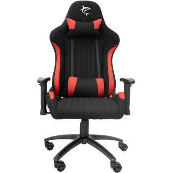 White Shark DARK DEVIL игровое кресло, 120кг, 46-56см, 160°, 2D подлокотники, подушки для головы и поясницы, черный/красный (DARK DEVIL)