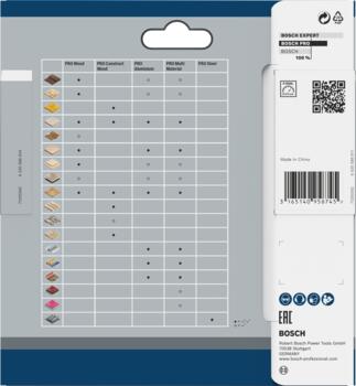Standard MultiMaterial 85x15x1.5/1.0x30T, Rokas ripzāģiem PRO MULTI MATERIAL CORDLESS RIPZĀĢA ASMENS, 2608837752, BOSCH (2608837752)