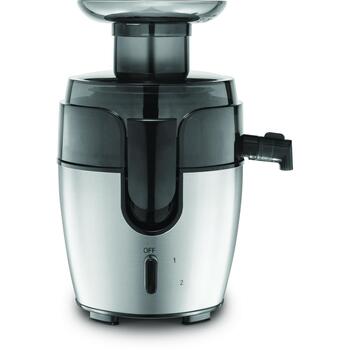 Zelmer Соковыжималка ZJE4800 71205340P, 600 W, 2 скорости, 65 мм, 0,4 л, 0,7 л, нержавеющая сталь, механическая, drip-stop (71205340P)