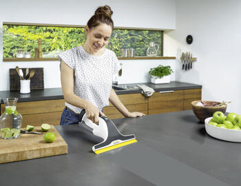 Karcher Очиститель окон WV 6 Plus 1.633-741.0, 0,15л, 100мин, 280мм, литий-ионный, белый (1.633-741.0)