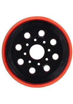 Gumijas slīpšķīvis D 125 8 caurumi, vidējs, Ekscentra slīpmašīnām SLĪPĒŠANAS PAMATNE AR 8 ATVERĒM, 2608000714, BOSCH (2608000714)