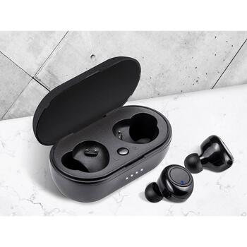 Tracer Наушники T1 TWS Bluetooth TRASLU46648, 3ч, Bluetooth 5.0, 10м, 100дБ, 16Ω, Внутриканальные, Черные, Стерео, Микрофон (TRASLU46648)