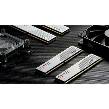 G.Skill память DIMM F5-6000J3040F16GX2-RS5W 32 ГБ, DDR5, 288-pin, 4800 MT/s, 1.35 В, 40, 2 x 16 ГБ, XMP 3.0, белый (F5-6000J3040F16GX2-RS5W)