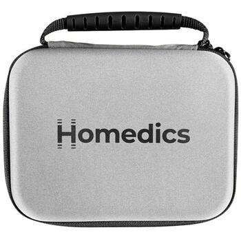 Homedics HHP-65GM MYTI Mini Masāžas pistole, 5 uzgaļi, 4 ātrumi, 3000 RPM, 6 mm, 180 min, USB-C, akumulators 12 V, antracīta (HHP-65GM)