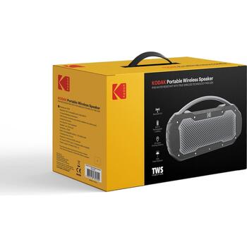 Kodak PWS-2261 Портативная беспроводная колонка PWS2261, IPX6, Bluetooth V5.0, 10м, TWS, громкая связь, AUX, 70mm, 4Ω, 75dB (PWS2261)