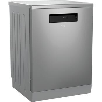 Beko посудомоечная машина DEN48530X, 15 комплектов, 8 программ, класс энергопотребления D, нержавеющая сталь (DEN48530X)